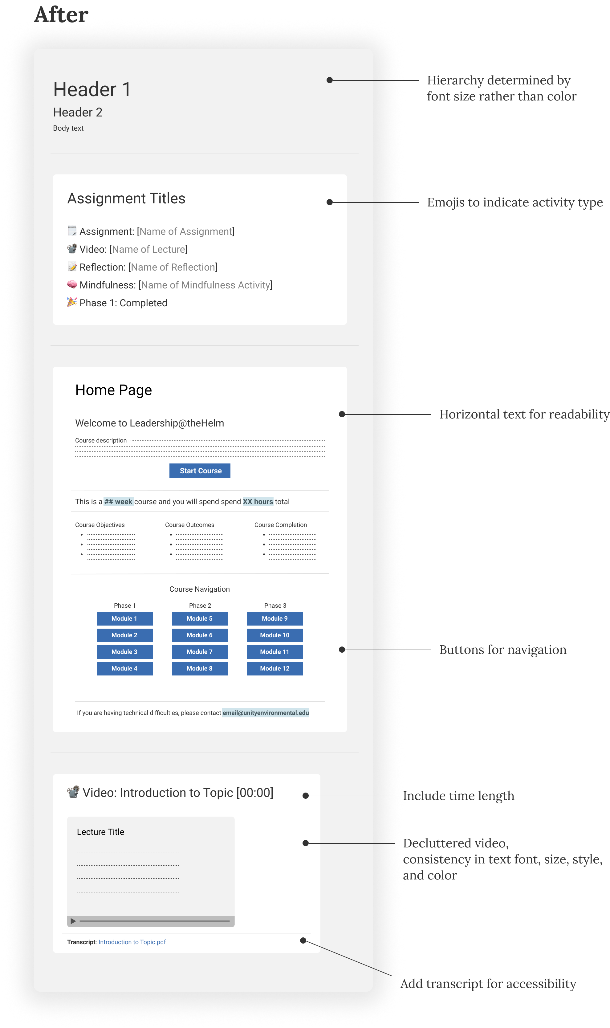 image of styleguide after update
